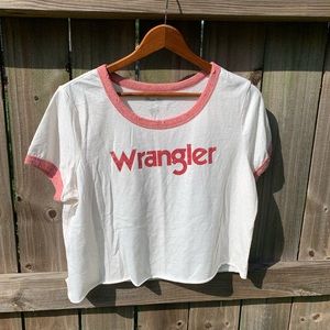 Wrangler Cropped Ringer Tee